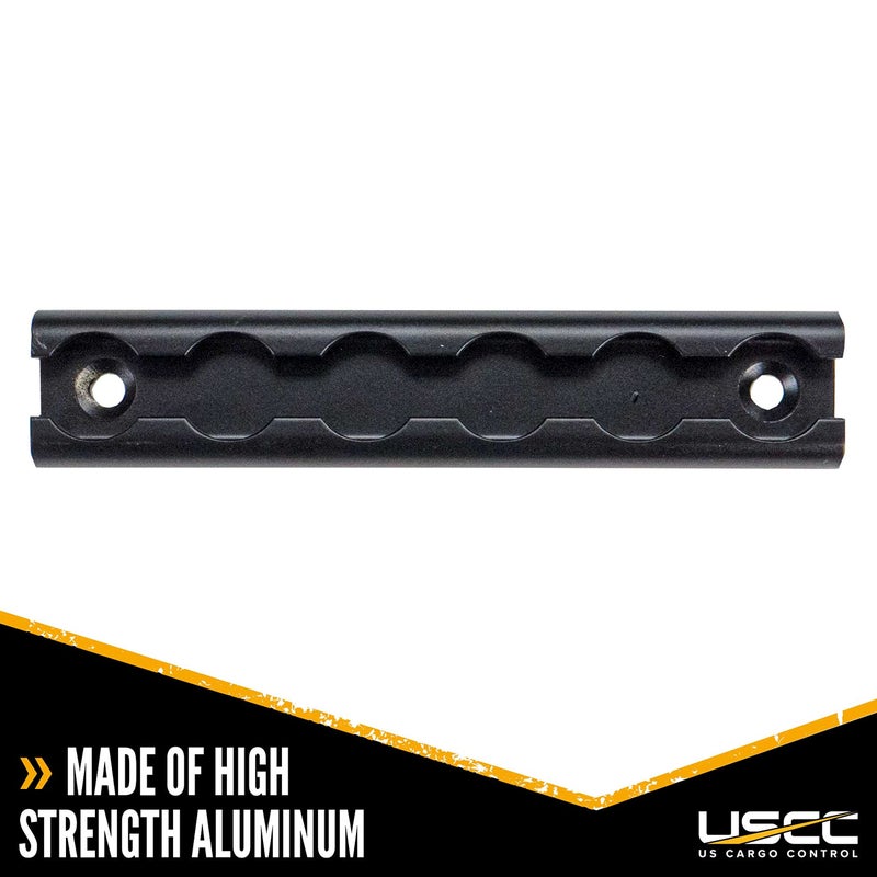 US Cargo Control Black L Track 6 Inch (4-Pack), Black Anodized Aluminum L-Track, Trailer Tie Down Rail for Enclosed Trailers, Utility Trailers, or Truck Beds - Secure Motorcycles, ATVs, Bikes - Image 2
